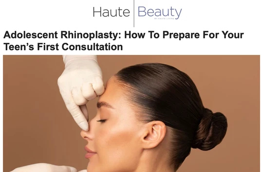 Adolescent Rhinoplasty: How To Prepare For Your Teen’s First Consultation